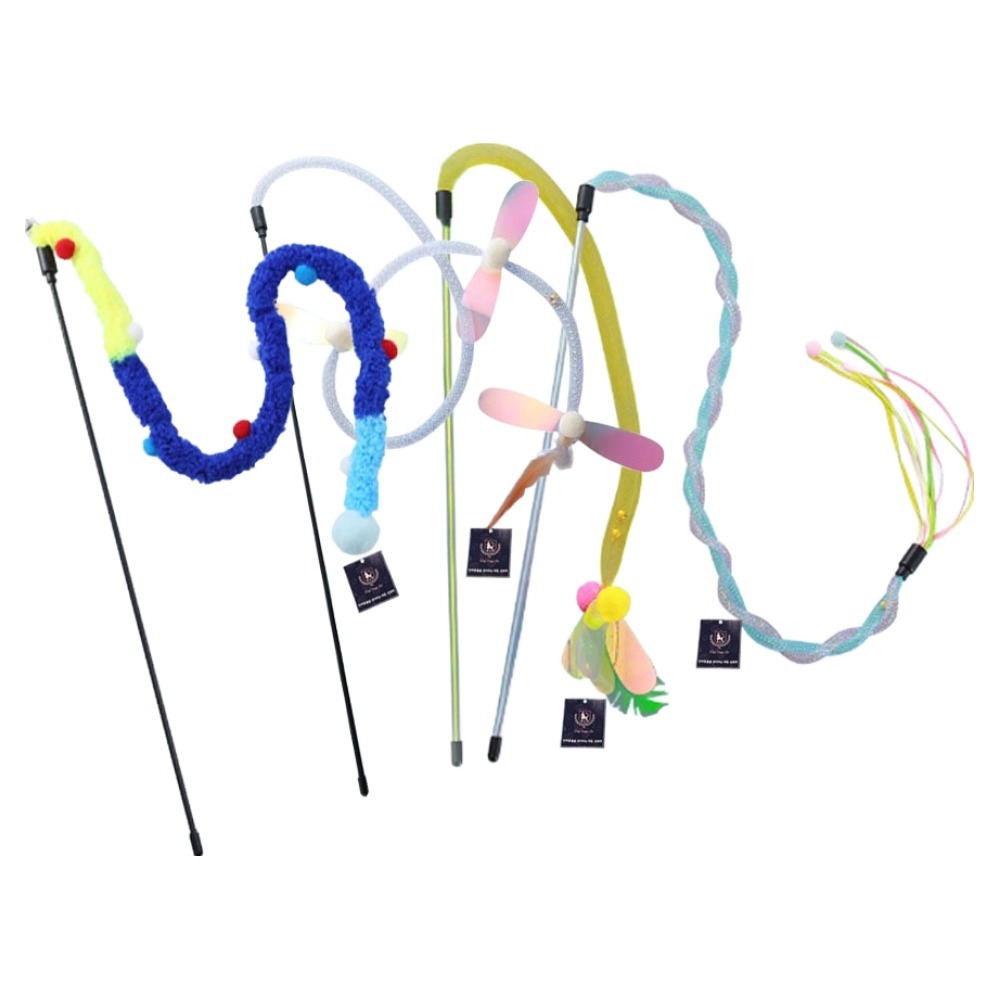 딩동펫 고양이 프레시 낚시대 장난감 4종 세트 6,900원