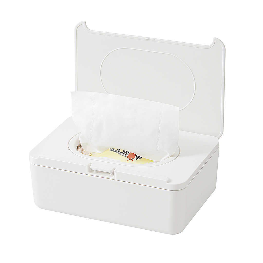 [무심] PUSH 물티슈 케이스 보관 디스펜서, 화이트, 1개 8,000원