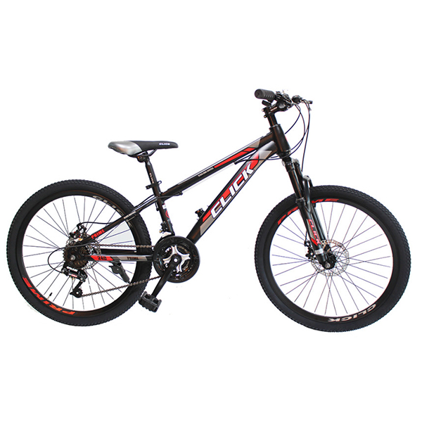 ATECX 클릭 프라임 24D MTB자전거 미조립, 블랙 + 레드, 1개, 160cm 184,000원