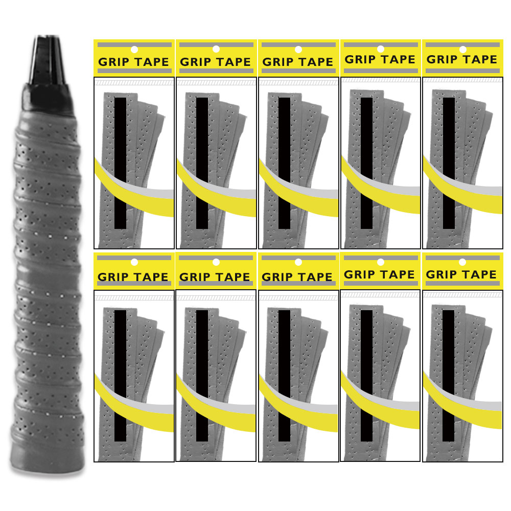 VOLAR 1.1m 라켓용 그립테이프 10개입 1세트, 그레이, 1개 19,900원
