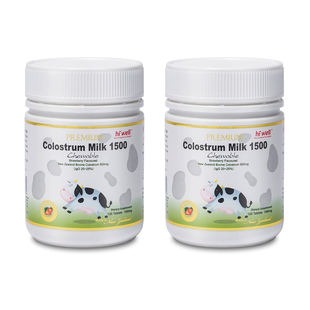 하이웰 프리미엄 초유 1500 120츄어블정 (딸기맛) 2개세트, 2개, 120정 111,350원