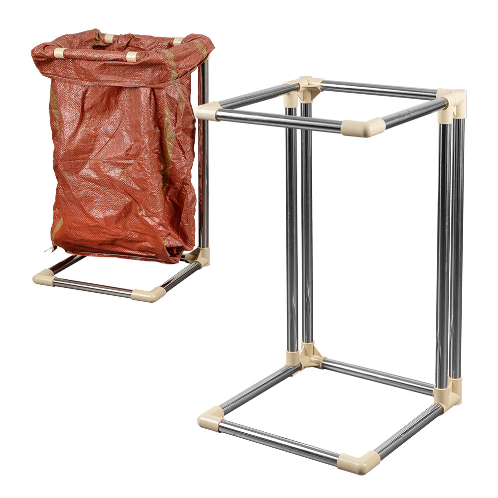 스마트 투입구형 산업용 150리터 마대거치대 대형 쓰레기통 분리수거함 61,900원