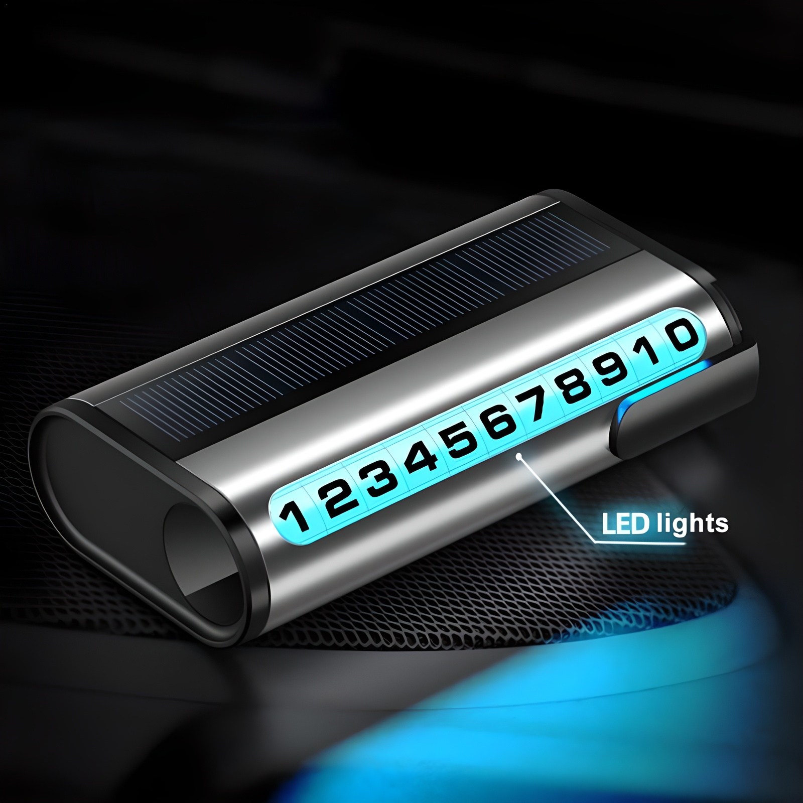 치트몰 태양광 충전 LED 주차 번호판 (3가지 컬러) 9,900원