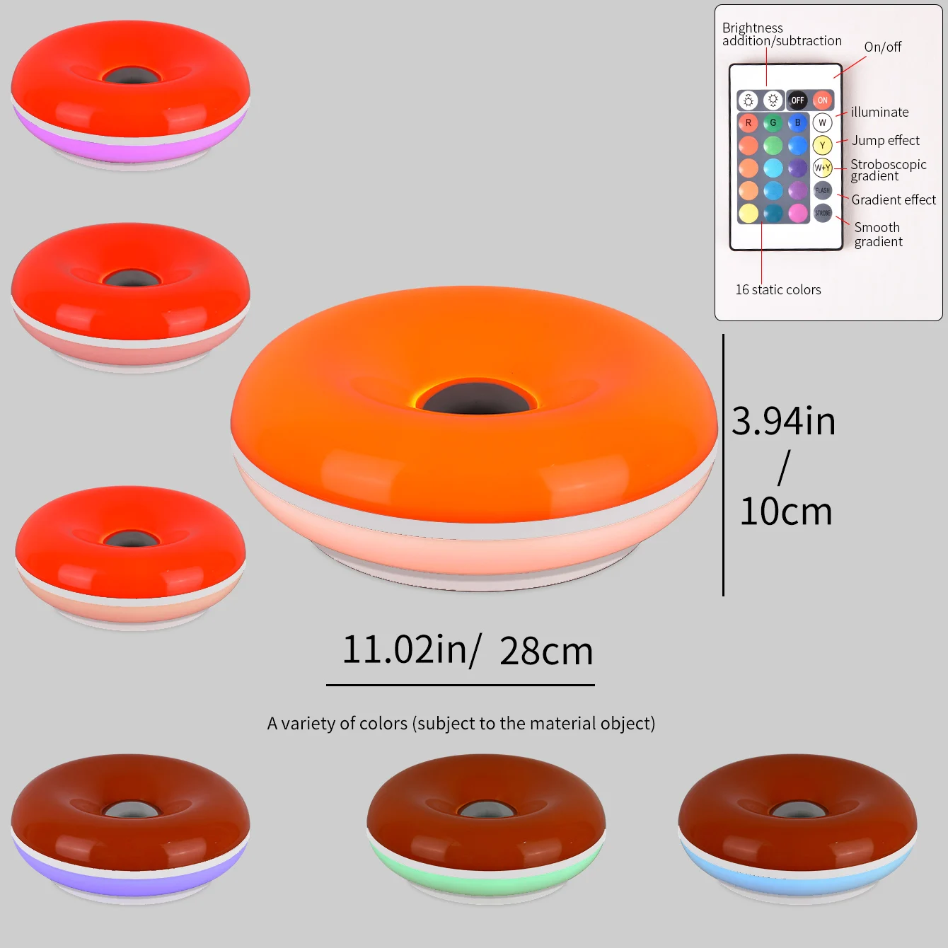 무드등 줄조명 인테리어 간접 LED 무선 조명등 수면 우주빔 램프 바우하우스 도넛 테이블 램프 USB 플러그 28,300원