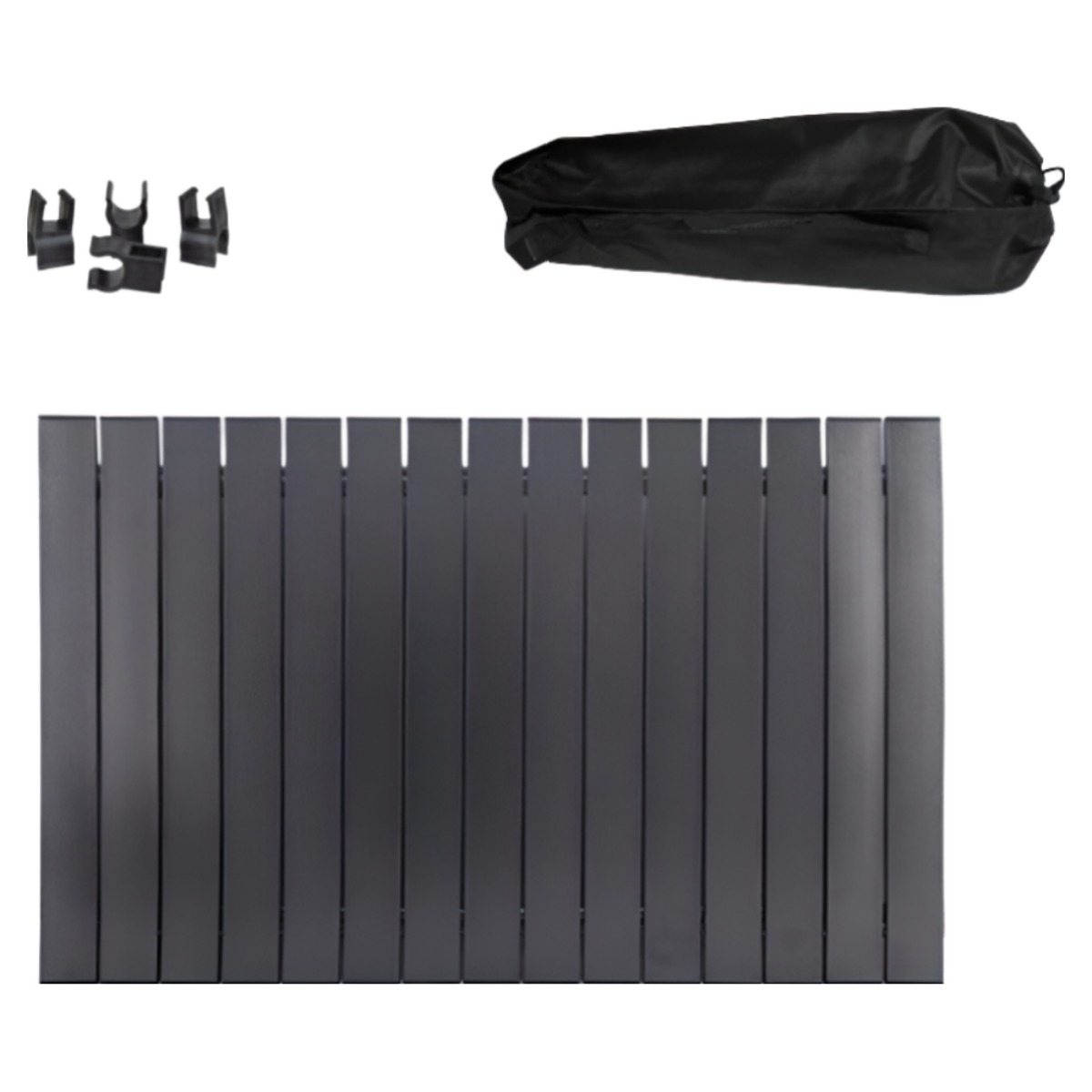 캠핑 웨건 카트 상판 접이식 야외 롤 테이블 (웨건 미포함), 1개, 블랙 19,510원