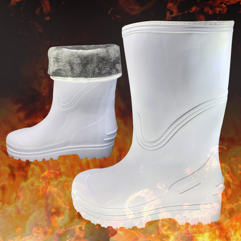 [당일출고] 미끄럼방지 가벼운방한장화 EVA 겨울장화 털부츠 방한위생화 조리화 키다리슈즈 18,300원