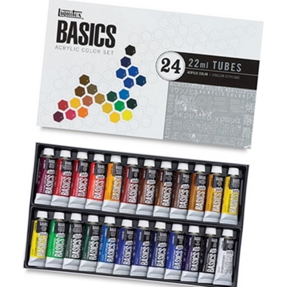(올핀) 리퀴텍스 베이직아크릴24색물감22ML - 박스 (6개입) 272,400원