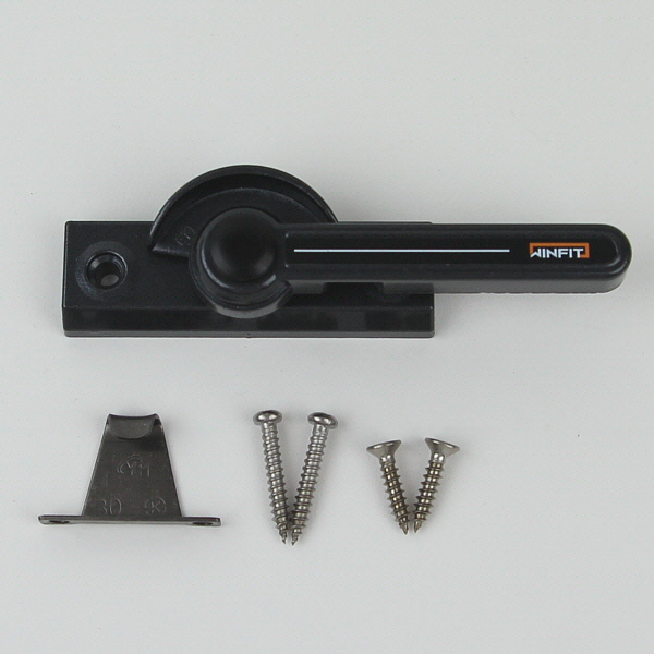 블랙 양방향 크리센트 대형 샤시 창문걸쇠/샤시 CR08B 3,300원