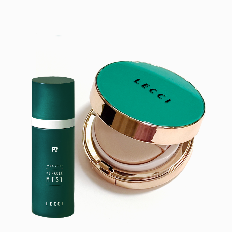 르씨 P7 피지&모공잡는 유산균 쿠션 팩트 (리필 미포함) & 세럼 미스트 저속노화 스킨케어 피부장벽 속건조, 1개 76,000원