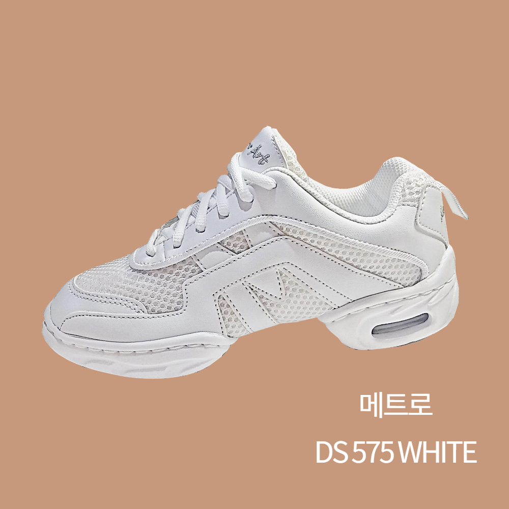 DS575 재즈화 라인댄스화 방송댄스 재즈운동화 메트로 국내생산, 화이트, 235 54,000원
