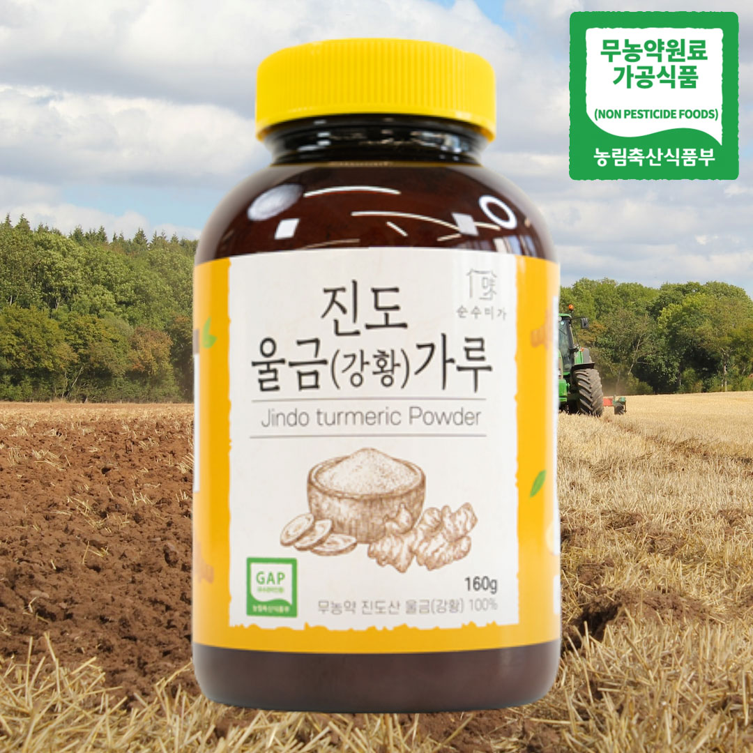 순수미가 국내산 진도 강황가루, 1개, 160g 16,070원