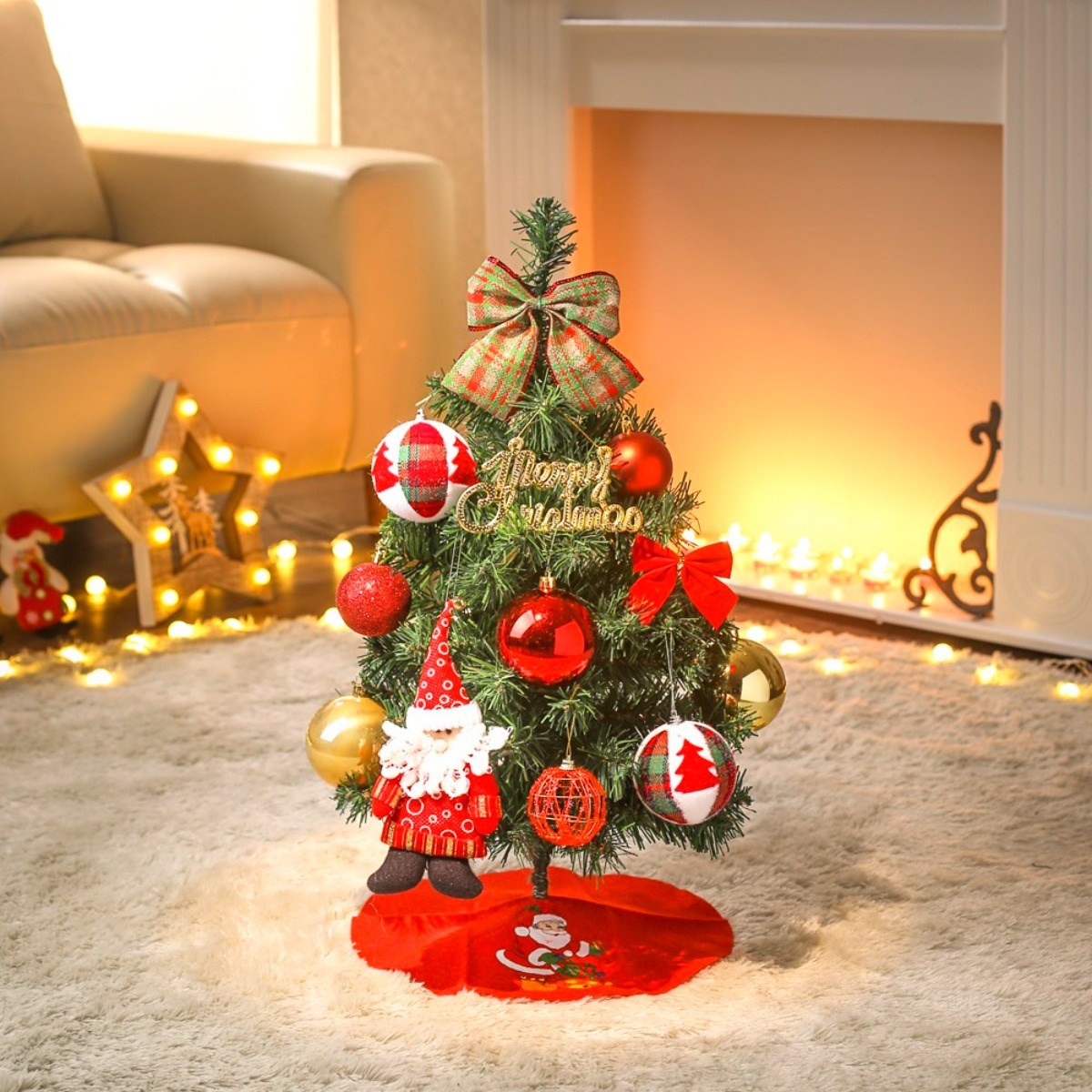 도토로 꼬깔 산타 스카치 미니 트리 풀세트 60cm, 단일색상 28,600원