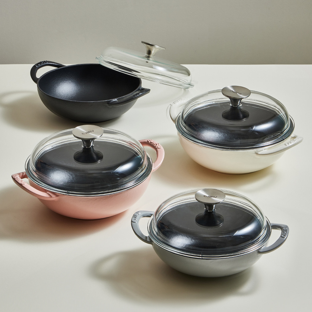 에지리 인덕션 블랙아이언 베이비웍 하이돔 양손냄비 119,070원