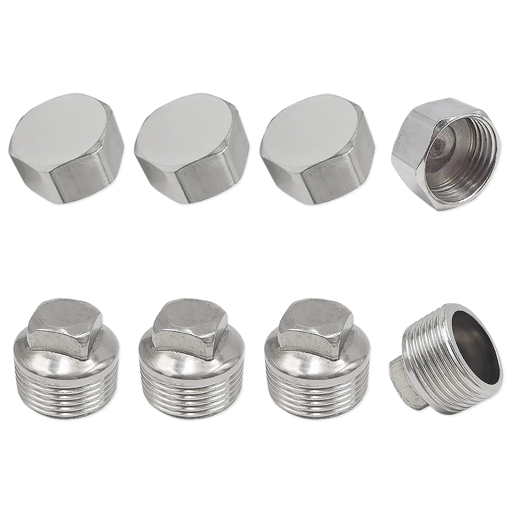 디피하우스 스텐 수도 메꾸라 15A 배관 마감캡 세트, 1개 8,400원