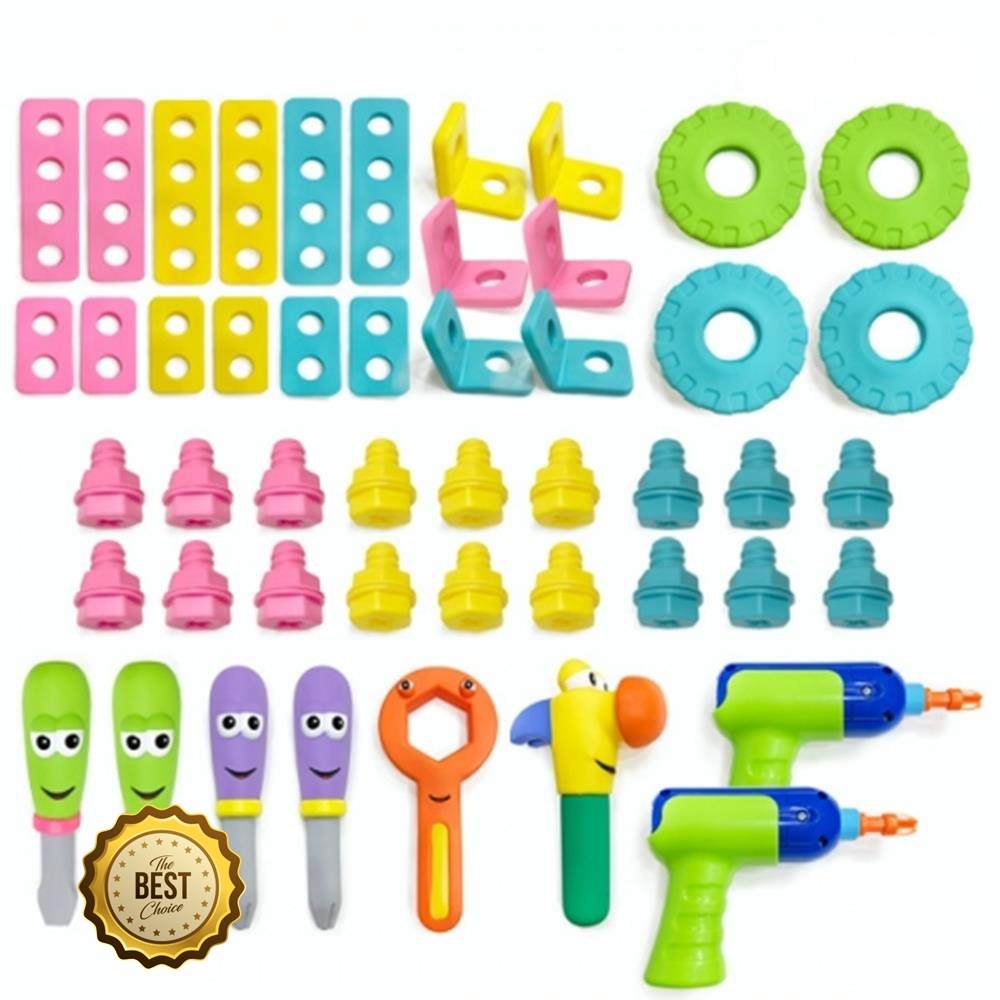 4세 전동드릴장난감 소프트 망치 공구놀이세트 유아놀잇감 키즈공구 소근육, 현재가 173,700원