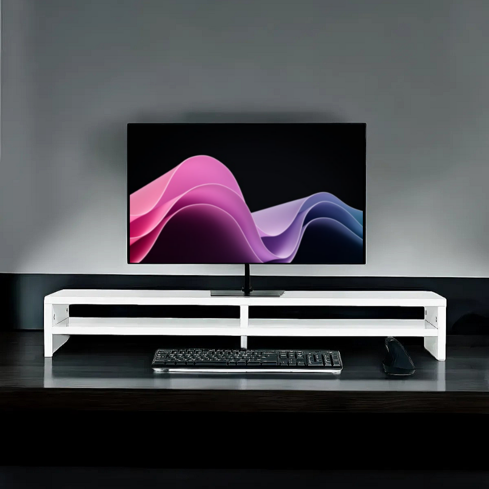 스튜디오칼츠 2단 모니터 받침대 듀얼 KA-02, 화이트 56,930원