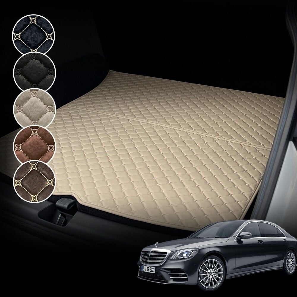 가죽 퀼팅 벤츠 S클래스 (W222 W223) 전용 트렁크매트 cP02115ea 55,370원