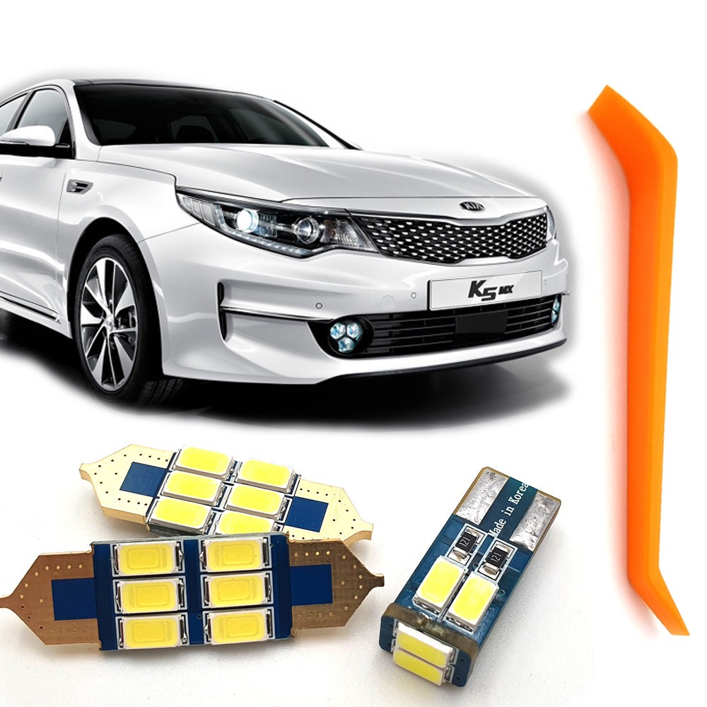 기어가 LED 풀세트 올뉴K5 (15년7월~19년11월) 실내등 번호판등 리무버, 1세트, T10-2개 31-6개 올뉴K5 13,690원