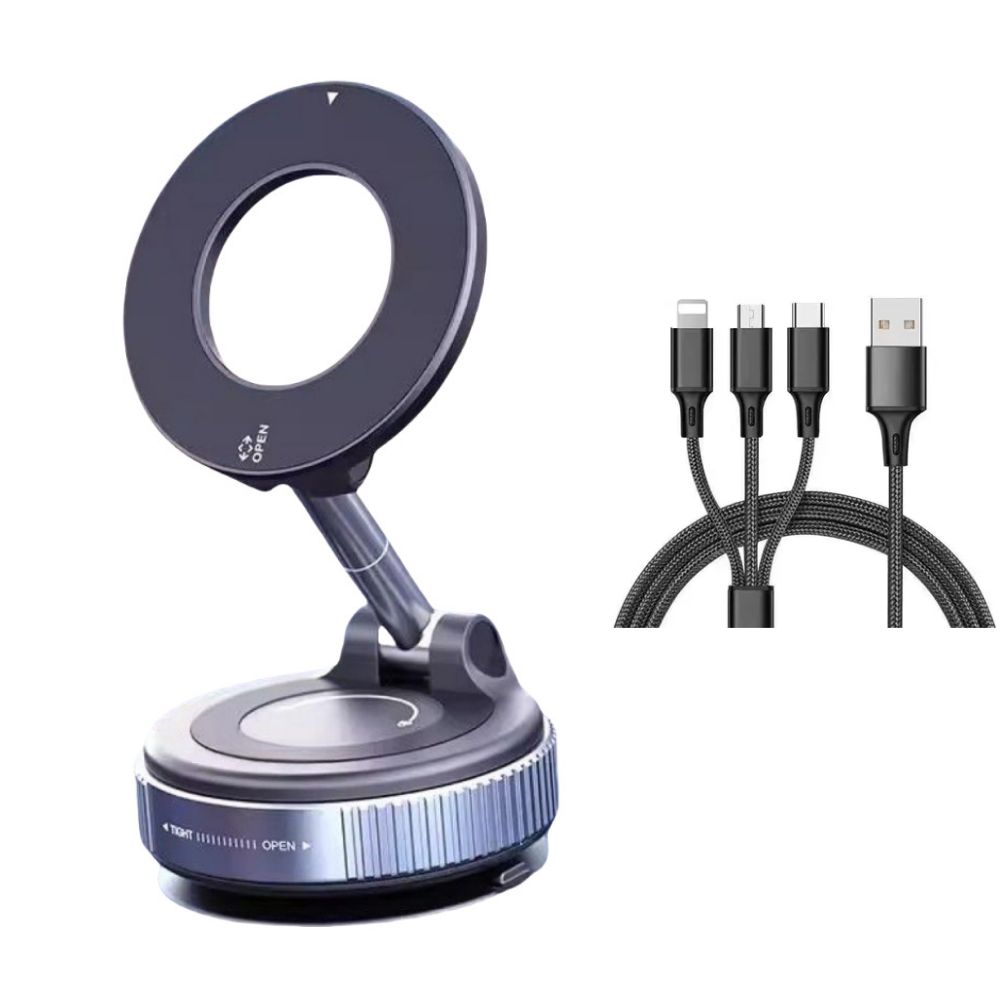 굿올굿즈 강력흡착 맥세이프 차량용 거치대, USB케이블, 클래식블랙, 1개 39,800원