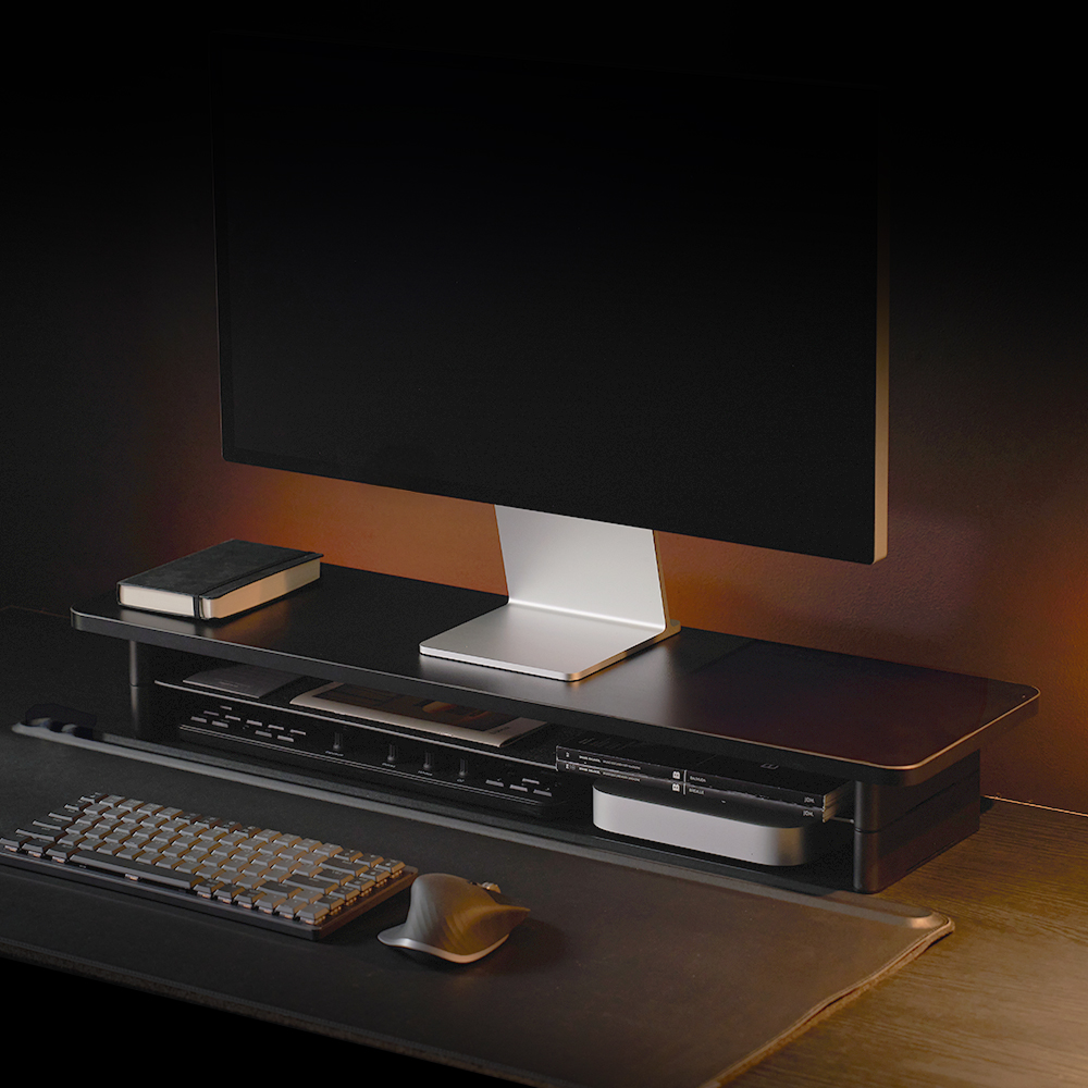 일리안 모니터 받침대 M, 블랙 68,000원