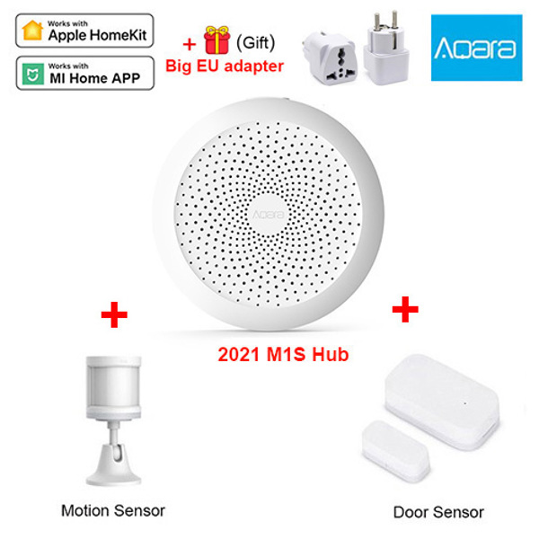아카라 M1S 허브 게이트웨이 스마트 홈 키트 지그비 온도 도어 모션 연기 센서 원격 제어 샤오미 앱 홈킷 호환 120,960원