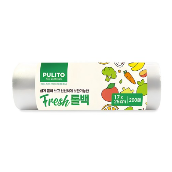 뿌리또 프레쉬 롤백 17cm x 25cm 15,900원