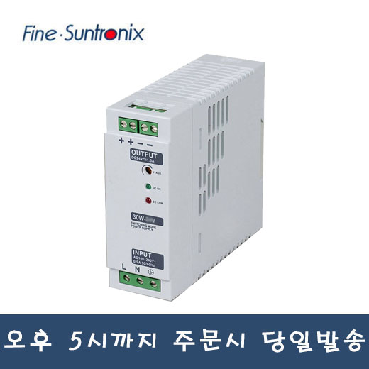 썬트로닉스 FDR30-12 파워서플라이 찬넬형 SMPS 30W DC12V 2.5A 35,410원