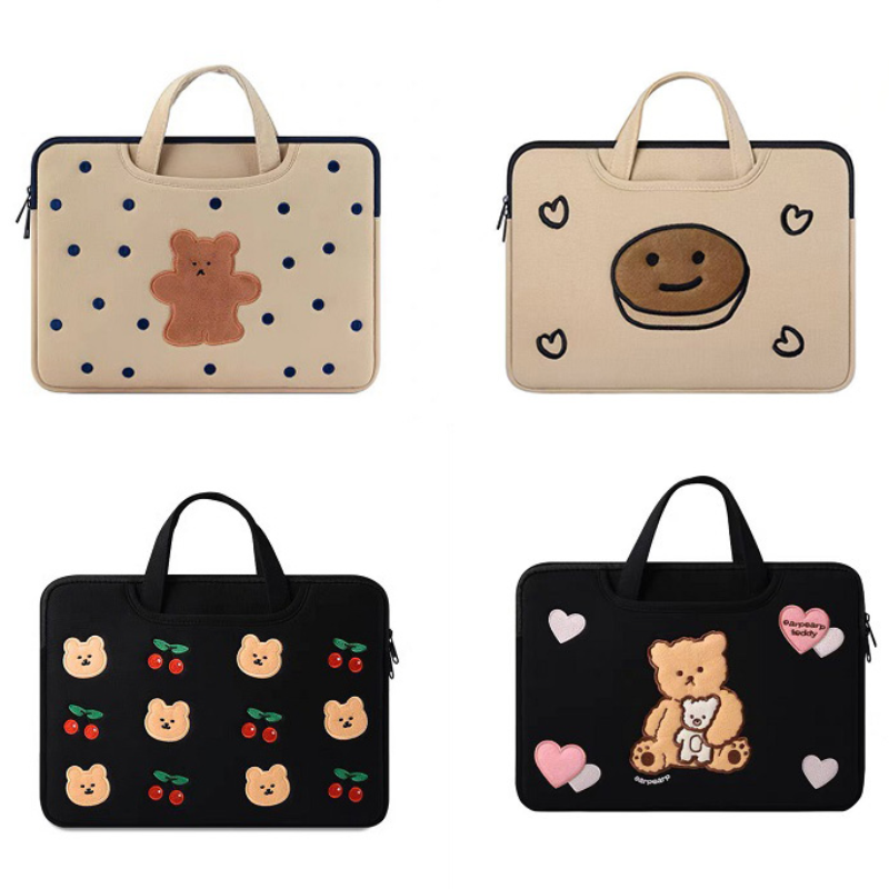 Heyoo 여성노트북가방 태블릿가방 귀여운 예쁘다 갤럭시탭 아이패드 맥북 태블릿파우치 손잡이 가방 20,800원