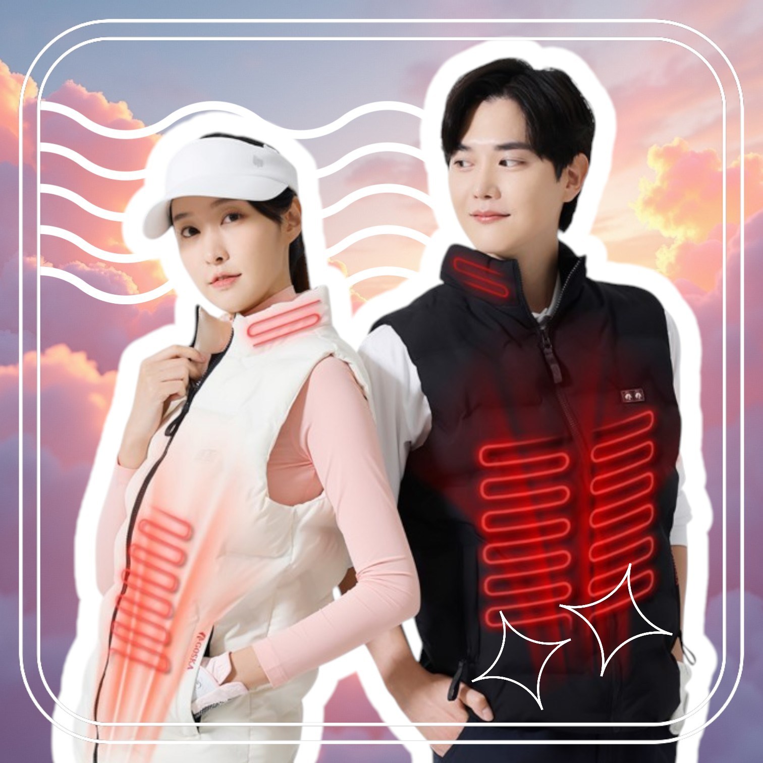 [오늘출발] 프리미엄 발열조끼 온열조끼 코알스 발열조끼 전기조끼 열선조끼 낚시 캠핑 스키 골프 남녀공용 베스트 85,000원