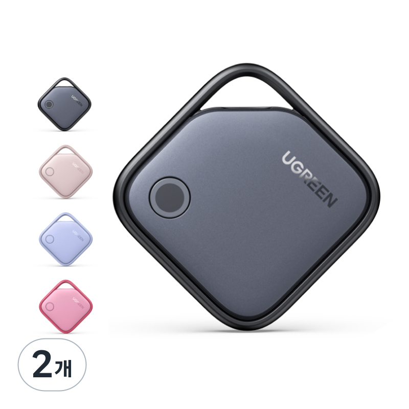 UGREEN 유그린 애플인증 Find My 스마트태그 초소형 트래커 분실방지 위치추적기 iOS 전용 아이폰 나의 찾기 반려동물 차량추적 스트랩 포함 27,720원
