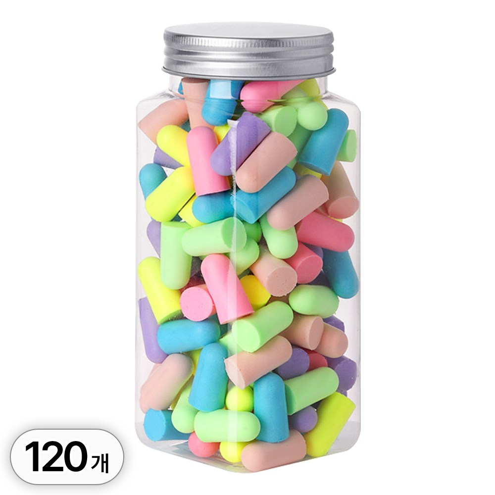 투데이리빙 120개 세트 소음 차단 이어플러그 수험생 공부 소프트 굿나잇 수면 숙면 노이즈 밀착 수면용 귀마개 10,800원