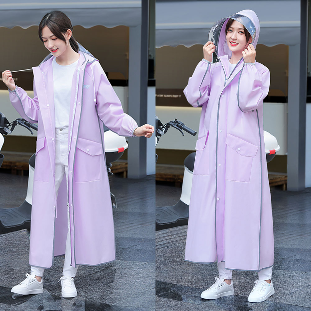 다회용 일체형 우비 아웃도어 우비 남녀공용 레인코트 EVA 방수우비 화이트 퍼플 M L XL 16,900원