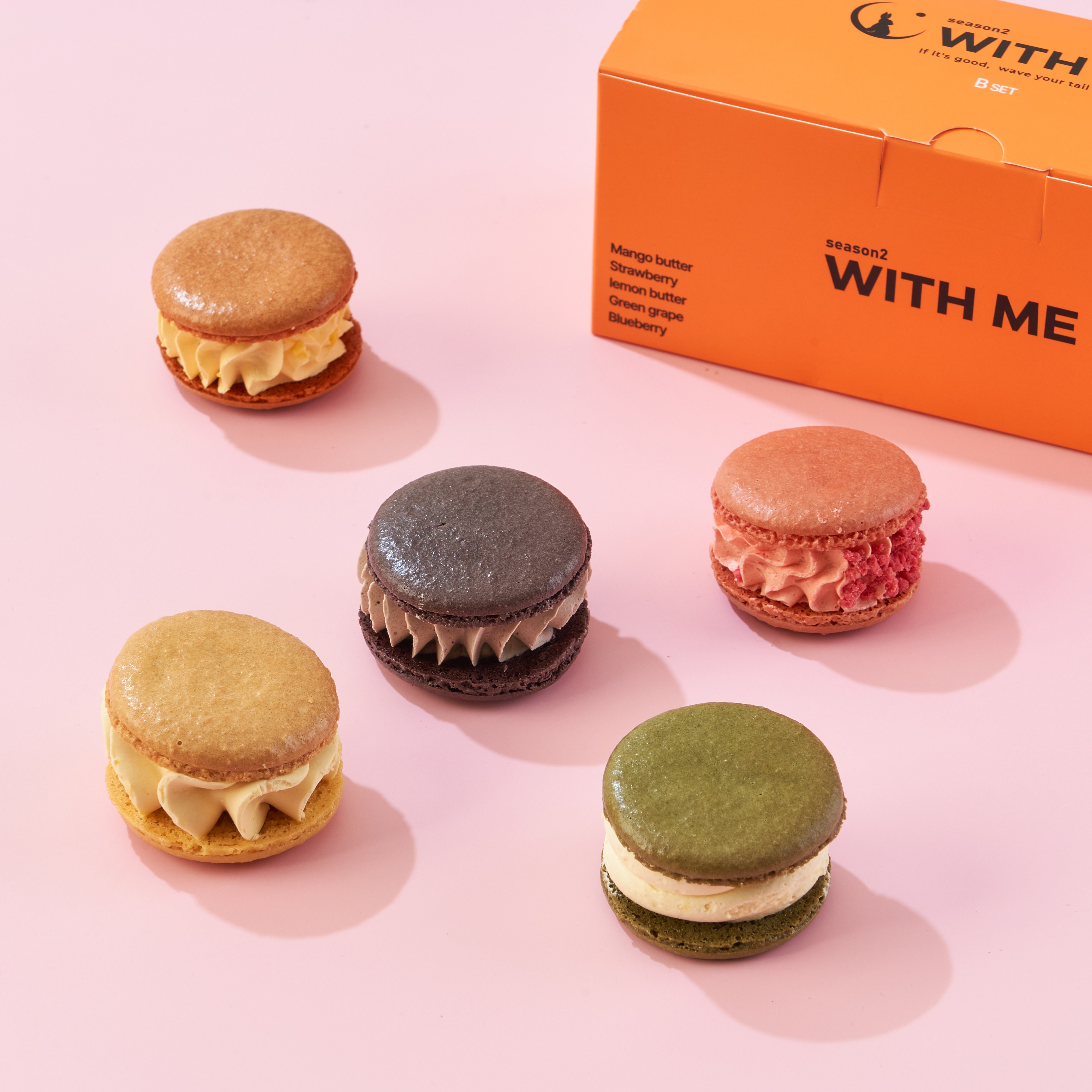 (뚱카롱) 윗미마카롱 10종세트 정제설탕DOWN 당과 칼로리를 낮춘 쫀득, 300g, 1개, 10종 30,000원