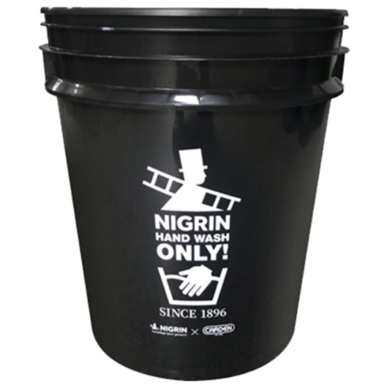 [니그린x카든] 세차버킷 18L 블랙 세차물통 HDPE 내화학성 손잡이 뚜껑 포함 12,000원
