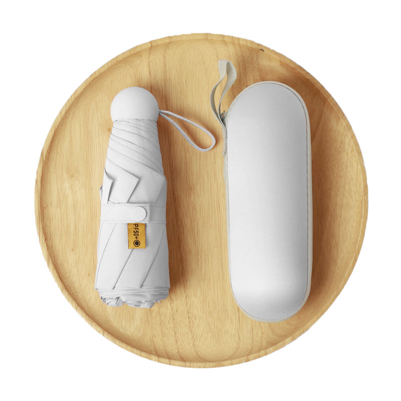 DANGZ UV 99.9% 튼튼한 5단 자외선차단 미니 우양산+ 케이스 15,800원