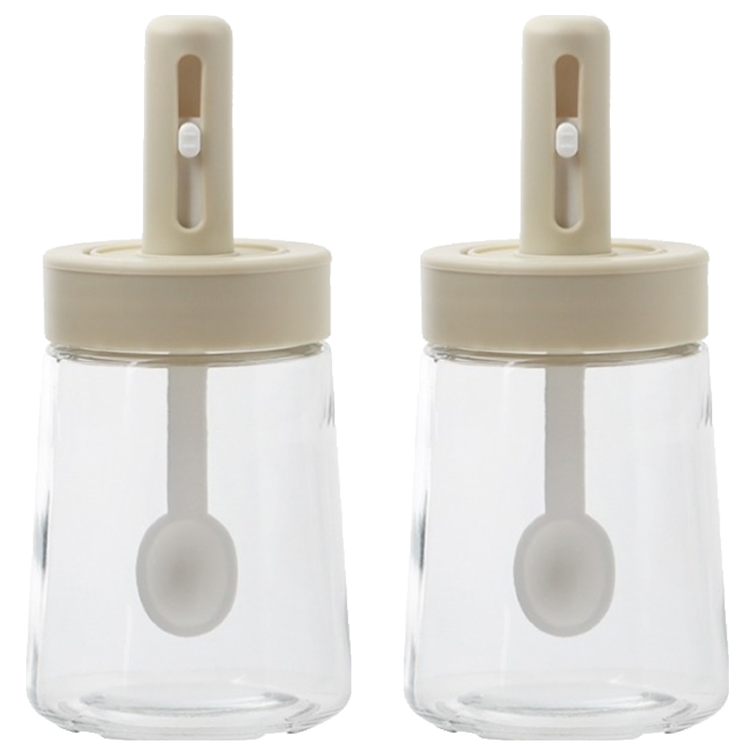 이와이엔스토리 코코 길이조절 유리 양념통, 2개, 350ml 6,060원