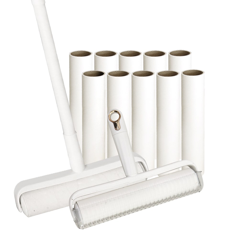 아니언니 돌돌이 길이조절 사선컷팅 24cm 테이프크리너 길이조절 핸들 + 케이스 + 리필 60회분 10P, 1세트 16,100원