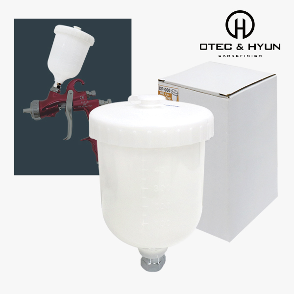 K-818M 스프레이컵 플라스틱 중력식 600ml 아네스트 이와타 공업용품 비품도료컵, 1개 35,000원