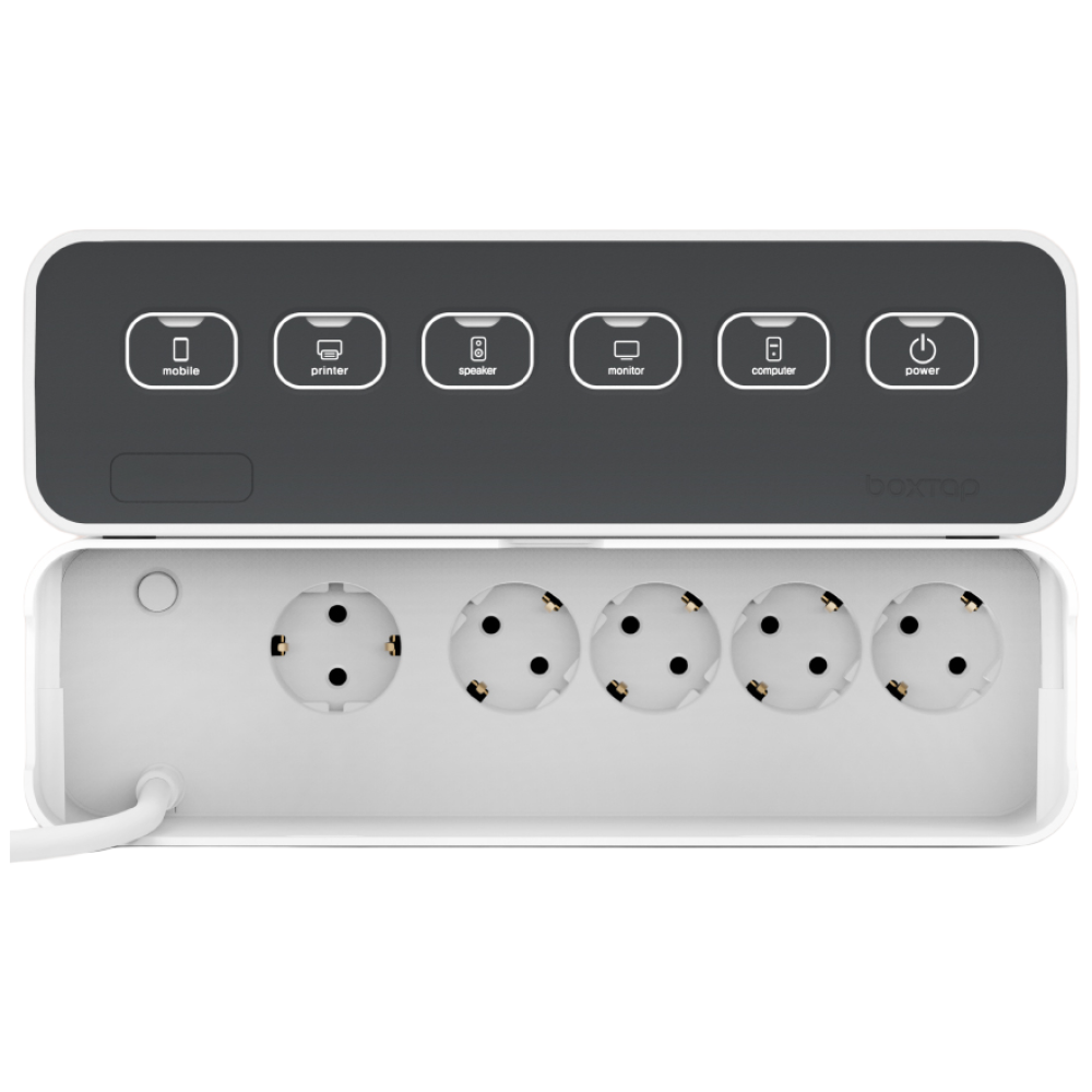 에이블루 박스탭 - 인테리어 멀티탭 박스 전선 정리함, 2.3m, 블랙, 1개 43,900원