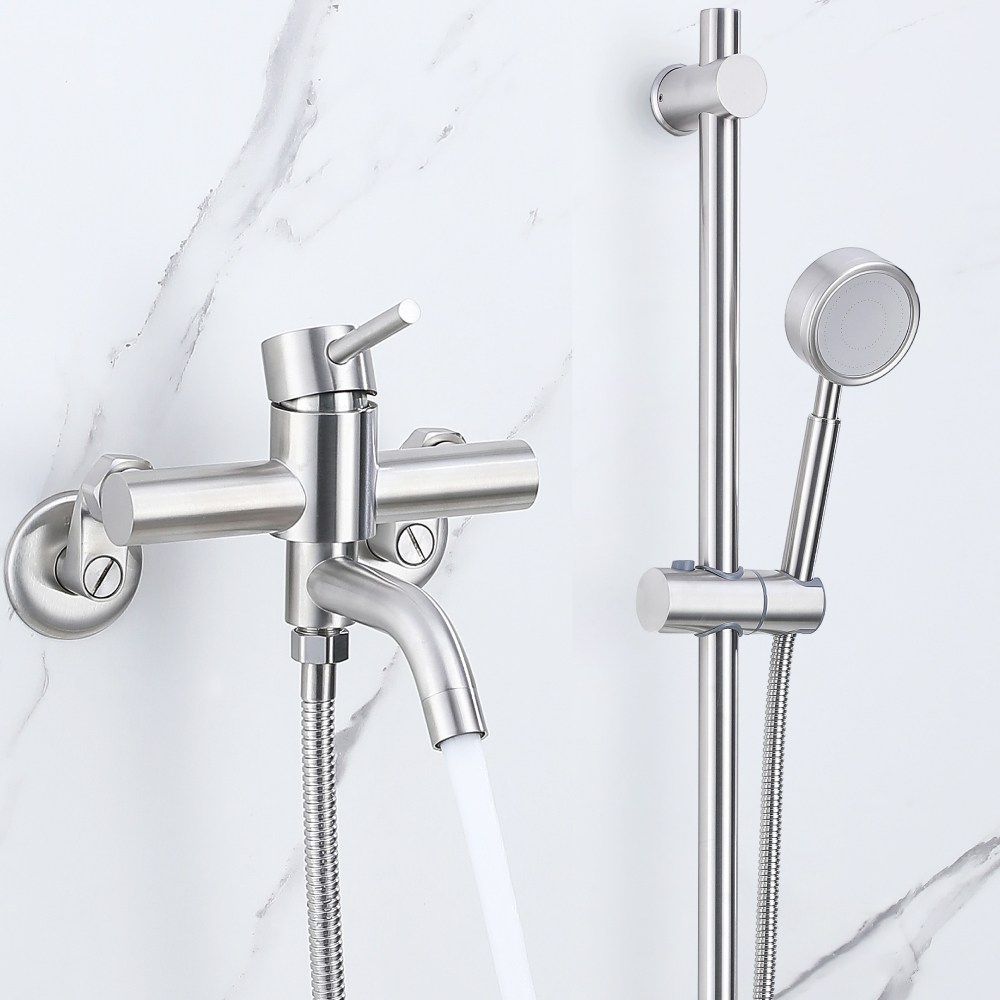 준앤코 SQS 스테인리스 샤워기세트 샤워수전 슬라이드바 욕조샤워기 68,020원