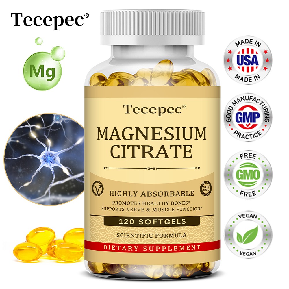 구연산마그네슘캡슐-뼈건강증진-신경 및 근육기능 지원- 높은 흡수율, non-GMO, 비건성, 글루텐 프리, 1개, 120회분 25,500원