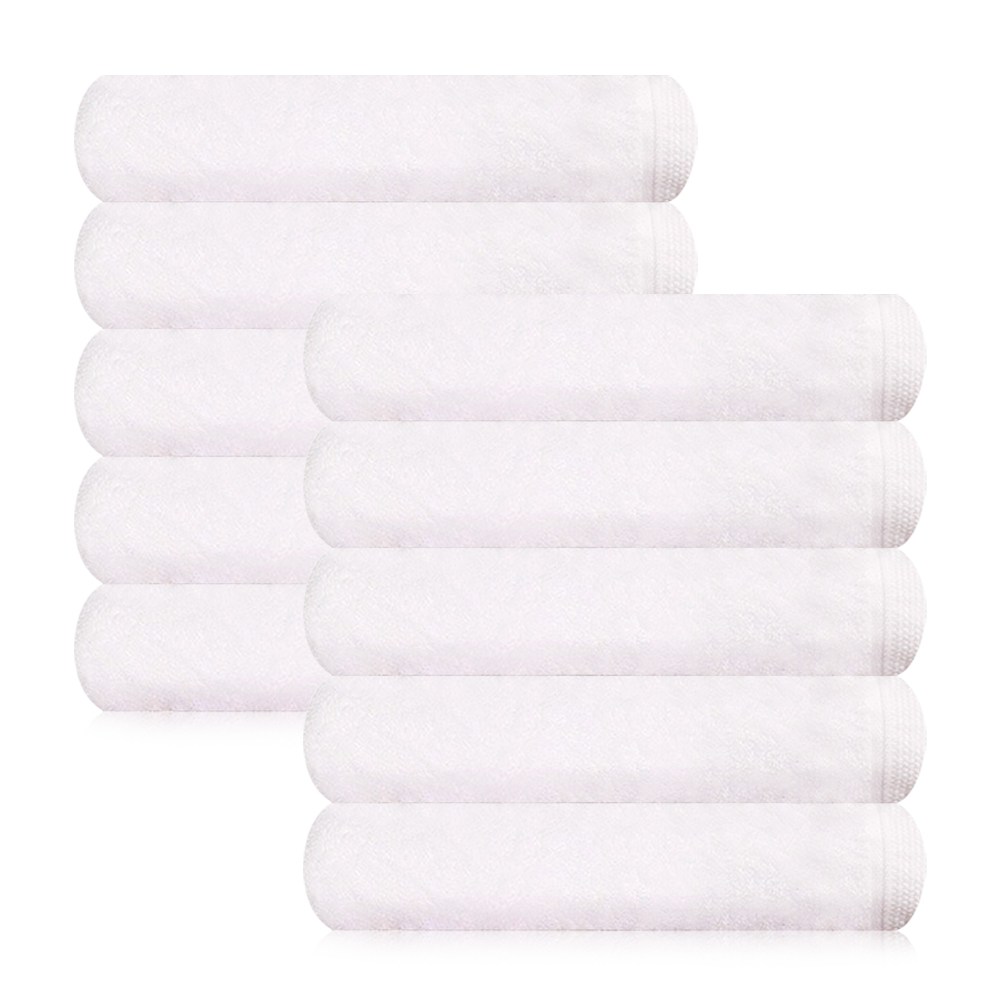 송월타월 코마40수 포인트40 200g 호텔수건, 10개, 화이트 56,000원