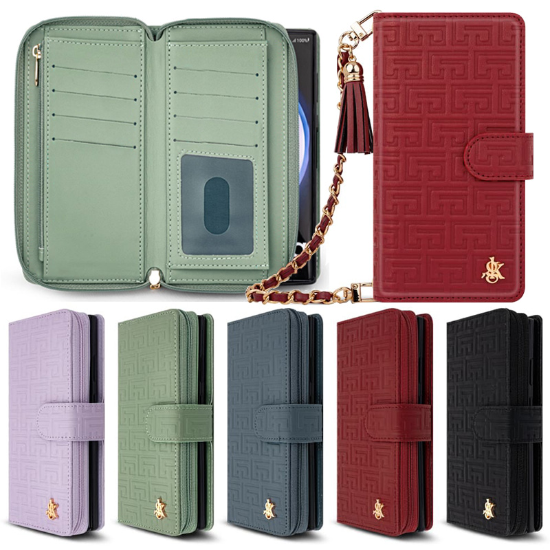 페블 갤럭시S24플러스 전용 SM-S926N S24+ 5G 카드 지폐 수납 지갑 월렛형 스트랩포함 지퍼 다이어리 휴대폰 케이스 23,900원