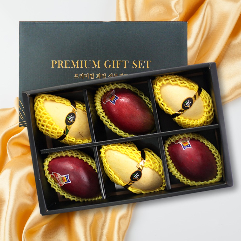 [항공직송] 고당도 프리미엄 망고 선물 세트 6과 설선물 설날선물세트 62,800원