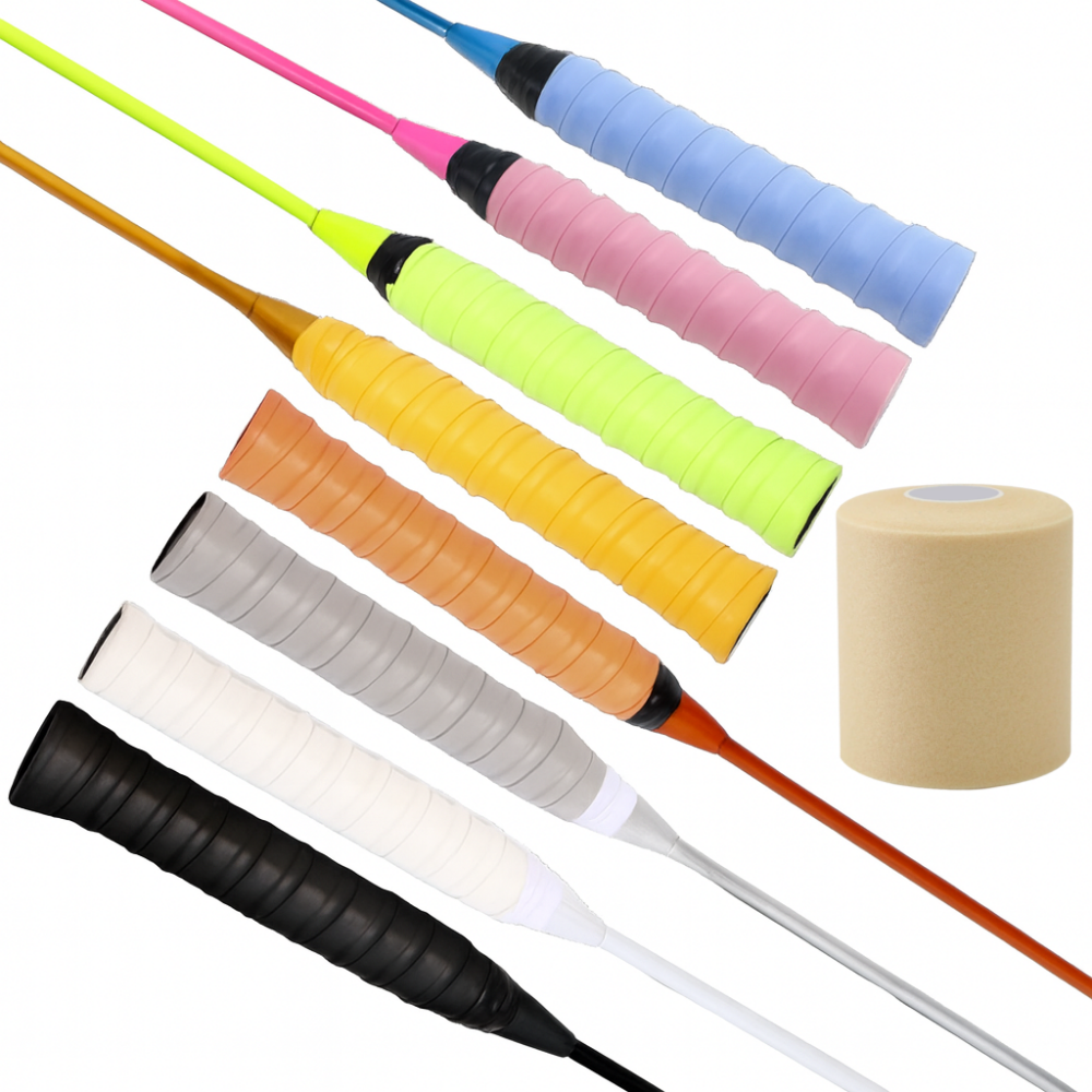 한비몰 논슬립 심쿠션 라켓 그립 테이프 8p, 1세트, 혼합색상 14,000원