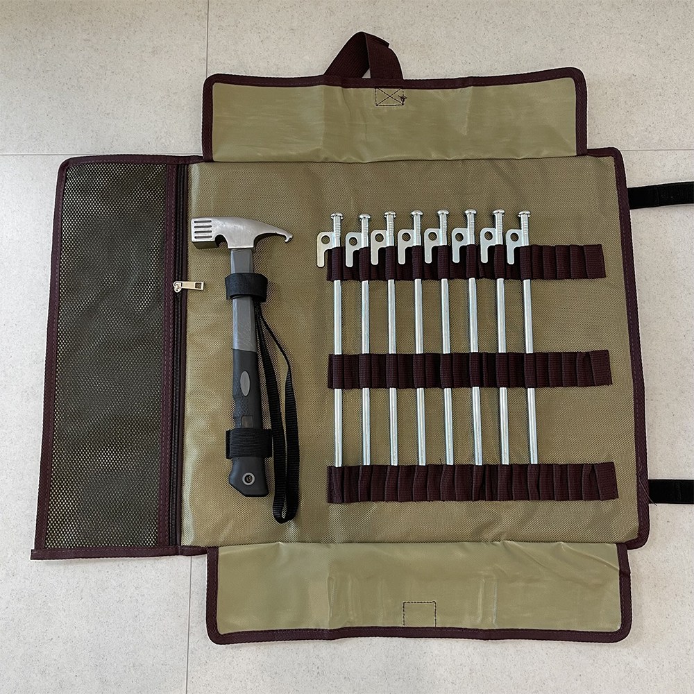 캠핑 고강도단조팩30cm 8개+ 해머 망치 + 수납가방 세트 29,800원