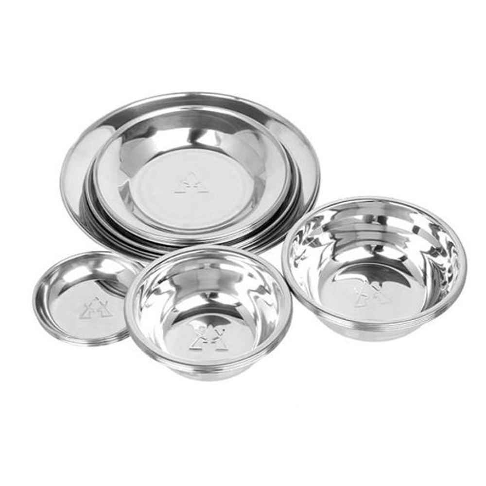 카즈미 캠핑 식기 그릇 접시 식기세트 22p 그릇 접시 식기 스텐 용앞 용품 캠핑 세트 dew+923Pa 54,740원