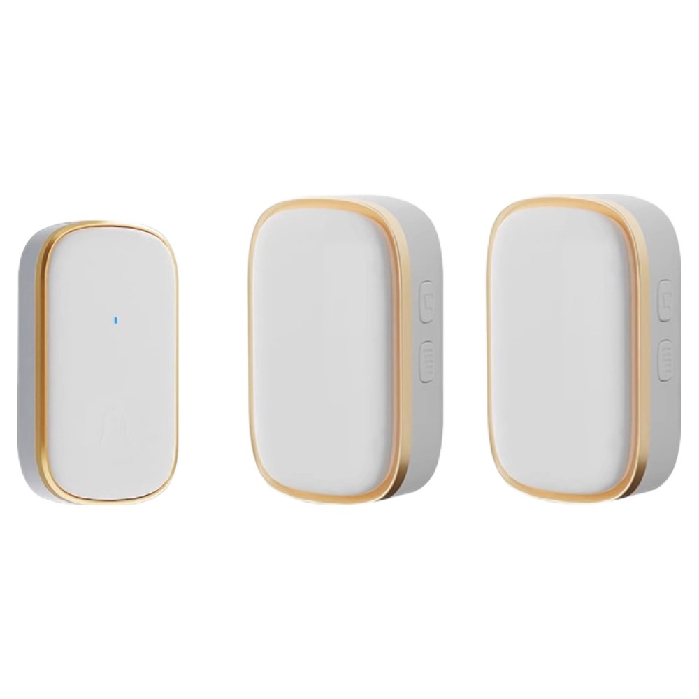 니치유 무선 초인종 수신기 2p + 송신기 세트 화이트 + 골드 17,500원