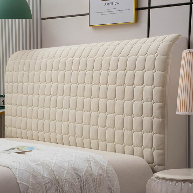 하우스베라 퀼팅 벨벳 침대헤드커버 사계절 고탄력 패브릭 헤드쿠션커버 보드, 1개, 샌드베이지 20,900원