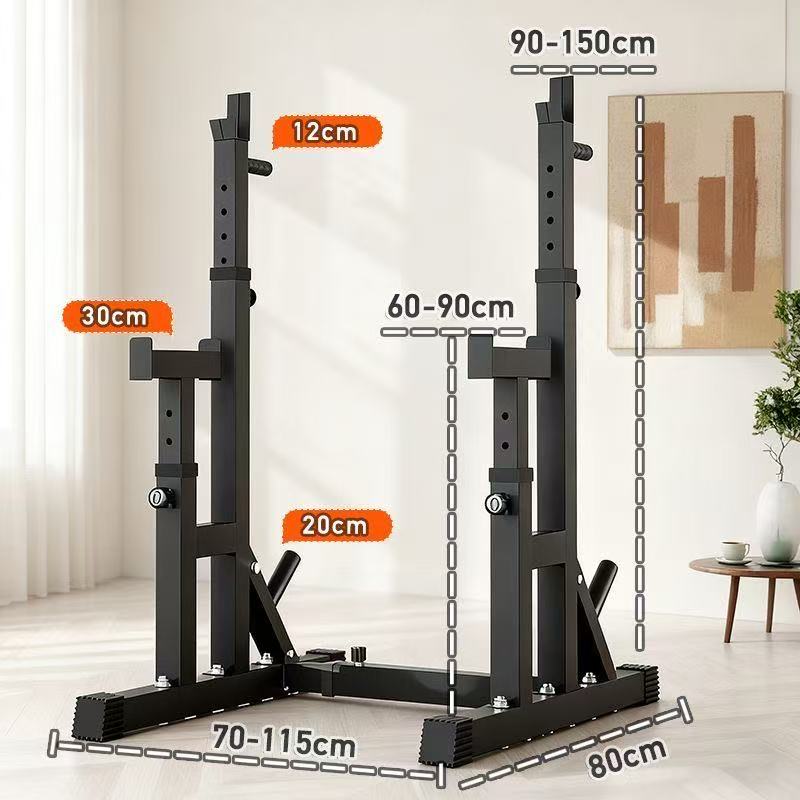 스쿼트랙 하프랙 파워랙 일체형 분리형 헬스 운동기구, 검정색 163,000원